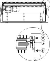 Brstenwelle ausfahren